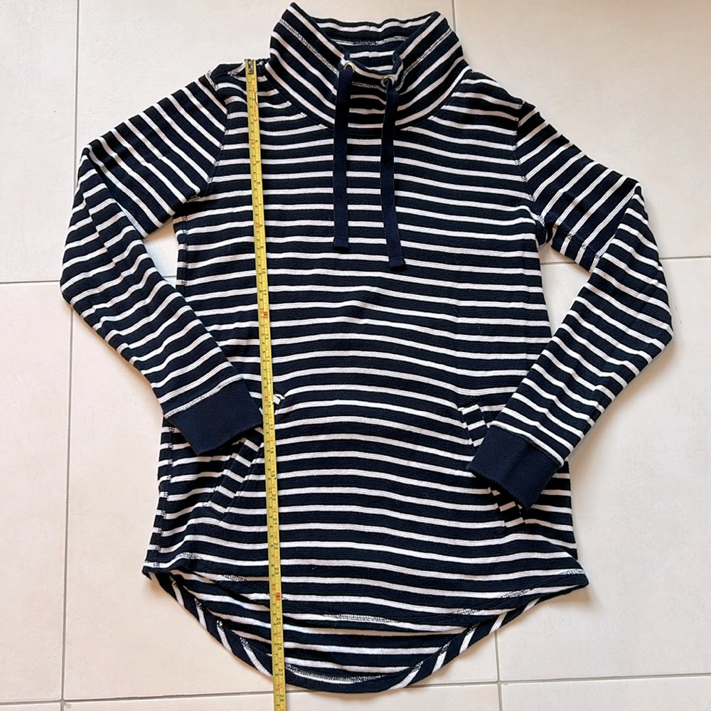 J.Crew Cotton Striped Sweatshirt  XS